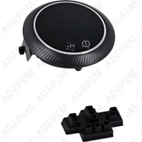 Módulo de pantalla con tapa negra y anillo plateado 140223070032