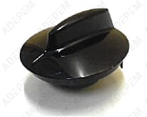 Botón temporizador negro