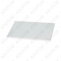 Ripiano in vetro con cornice decorativa 501x313,5x6 mm 4055739140