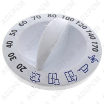 Botón blanco del temporizador