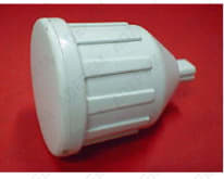 Pulsante timer bianco