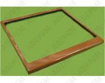 Marco superior marrón