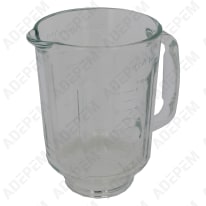 Vaso de cristal desnudo