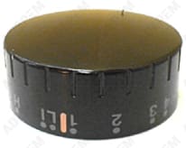 Pulsante marrone del programmatore da 1 a 8