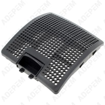 Rejilla de chimenea negra