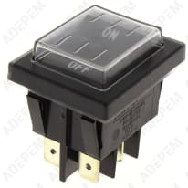 Interruptor protegido negro de 4 polos 5.009.0213