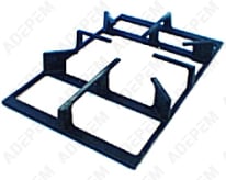 Parrilla central de hierro fundido de 1 quemador