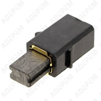 Carbón + soporte (juego de 1) 8x5mm