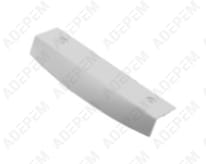 Maniglia bianca e=103