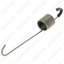 Muelle depósito trasero l=166