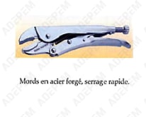 Alicates y tornillo de banco 230mm