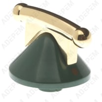 Botón negro/oro 00166375