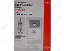 Grobe 20 bolsas para aspiradora, 10 por bolsa