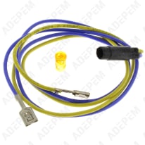 Luz amarilla del termostato