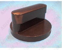 Botón temporizador marrón