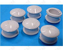 Botón temporizador blanco, juego de 6