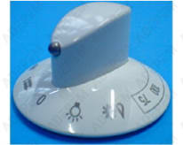 Pomo del horno blanco