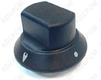 12h botón de gas negro