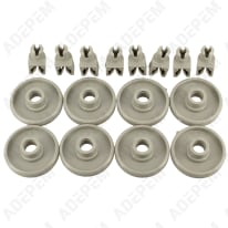8 ruedas para cesta inferior 50286965004 original