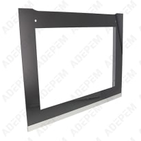 Ojal para puerta de acero inoxidable, 592 x 471 mm, 140032479333