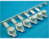 Juego de 6 llaves blancas