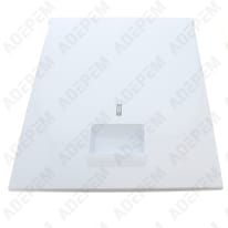 Frente desnudo de la puerta del congelador