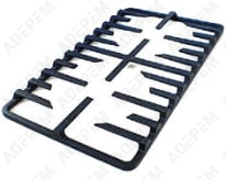 Parrilla de hierro fundido de 2 quemadores, izquierda o derecha