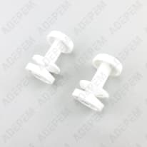 Juego de clavijas blancas (x2), 094036