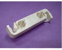 Bisagra derecha para puerta peatonal incorporada