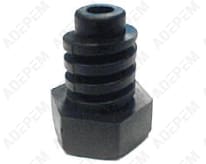 Pie de plástico ajustable