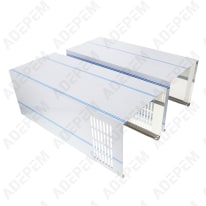 Cheminée complète inox 460mm 80165954