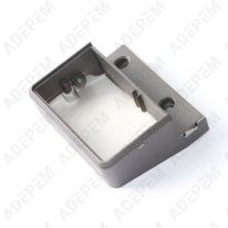 Valigetta in plastica senza pannello antracite, 091551