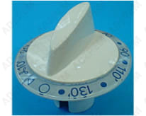 Botón blanco del temporizador