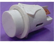 Interruptor del ventilador blanco