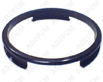 Anillo de botón marrón