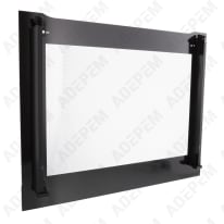 Hublot de porte inox 594x470mm 140037378050