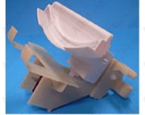 Serratura+maniglia bianca C00064673