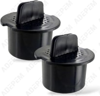 Juego de 2 filtros de carbón 9192811