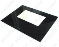 Cristal exterior marrón