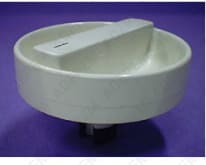 Botón microondas blanco