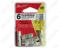 Fusibili in ceramica, assortiti (6)