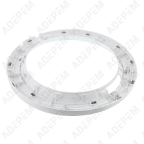 Marco de la puerta delantera blanco/plata, d = 464 mm, 1328289127