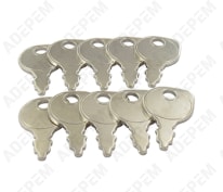 Juego de 10 llaves de contacto universales