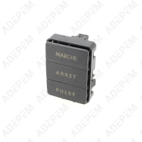 Bloque interruptor negro