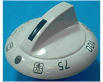 Pomo del termostato blanco 250944313