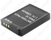 Batteria per nikon en-el12 3,9v