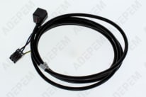 Kabel für braunen Stecker, L = 2 m, 8738806744