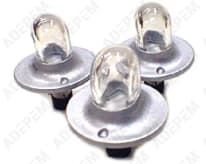 Botones grises, juego de 3