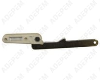 Bisagra de tapa recta