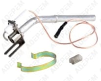 Luz nocturna con vela